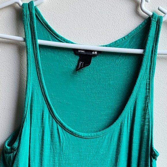 H&M Basic Green Tank Top Size Small - Picture 8 of 16